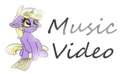 Size: 800x482 | Tagged: safe, artist:22bubble-eyes22, dinky hooves, g4, book, music video