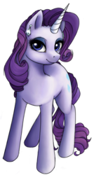 Size: 444x826 | Tagged: safe, artist:puddyrama, rarity, g4, earring, female, solo