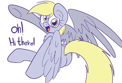 Size: 1280x870 | Tagged: safe, artist:extradan, derpy hooves, pegasus, pony, g4, butt, female, mare, plot, solo