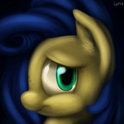 Size: 1200x1200 | Tagged: safe, artist:lamia, oc, oc only, oc:milky way, pony, female, freckles, looking at you, mare, portrait, solo