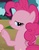 Size: 835x1080 | Tagged: safe, screencap, pinkie pie, earth pony, pony, dragonshy, g4, cropped, female, lidded eyes, mare, solo