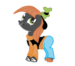 Size: 1568x1375 | Tagged: safe, artist:jousan, pony, disney, goofy (disney), ponified, solo