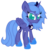 Size: 841x882 | Tagged: safe, artist:hamatte, princess luna, g4, female, s1 luna, simple background, solo