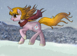 Size: 4039x2935 | Tagged: safe, artist:pridark, oc, oc only, pony, unicorn, clothes, scarf