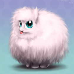 Size: 900x900 | Tagged: safe, artist:drjavi, oc, oc only, oc:fluffle puff, realistic, solo