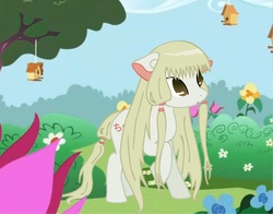 Size: 1500x1175 | Tagged: safe, artist:ktechnicolour, chii, chobits, ponified