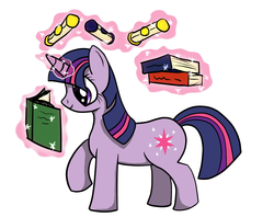 Size: 2750x2175 | Tagged: safe, artist:niegelvonwolf, twilight sparkle, g4, book, scroll