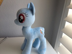 Size: 1280x960 | Tagged: safe, artist:greenteaplushies, rainbow dash, g4, irl, photo, plushie, wip