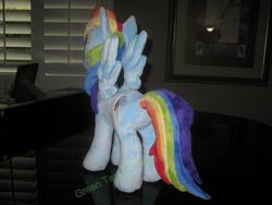 Size: 1280x960 | Tagged: safe, artist:greenteaplushies, rainbow dash, g4, irl, photo, plushie