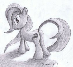 Size: 931x859 | Tagged: safe, artist:darkthorus, trixie, pony, unicorn, g4, female, grayscale, mare, monochrome, solo, traditional art