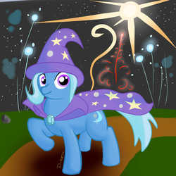 Size: 1300x1300 | Tagged: safe, artist:dashermkii, trixie, g4, fireworks