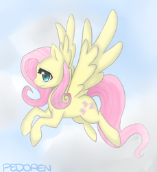 Size: 894x976 | Tagged: dead source, safe, artist:pedoren, fluttershy, g4, female, solo