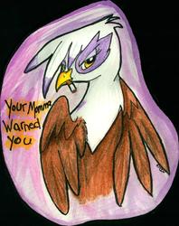 Size: 921x1161 | Tagged: safe, artist:paws-prints, gilda, griffon, g4, cigarette, traditional art