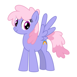 Size: 2800x2800 | Tagged: safe, artist:bluemeganium, rainbowshine, pegasus, pony, g4, background pony, female, looking at you, simple background, solo, standing, transparent background, vector