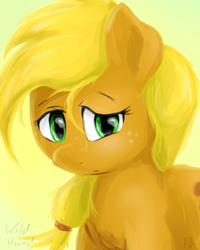 Size: 1000x1250 | Tagged: safe, artist:ruby, applejack, g4, sad