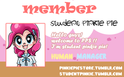 Size: 635x394 | Tagged: safe, pinkie pie, human, g4, humanized, smiling, text