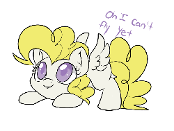 Size: 900x682 | Tagged: safe, artist:lustrous-dreams, surprise, pegasus, pony, g1, g4, adoraprise, animated, cute, female, filly, flapping, g1 to g4, generation leap, gif, solo, wings