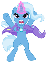 Size: 2220x3000 | Tagged: dead source, safe, artist:dcencia, trixie, g4, angry, magic