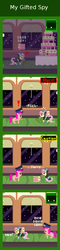 Size: 440x1820 | Tagged: safe, artist:zztfox, fluttershy, pinkie pie, g4, cake, comic, pixel art