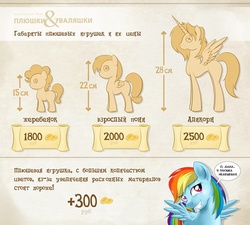 Size: 1000x898 | Tagged: safe, artist:doomy, artist:ketika, rainbow dash, alicorn, pegasus, pony, g4, chart, charts and graphs, commission info, female, plushie, price sheet, prices, russian