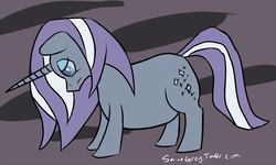 Size: 1500x899 | Tagged: safe, artist:saine grey, nightmare rarity, g4, spoiler:comic, 30 minute art challenge, fat, nightmare grayity, nightmare raritubby