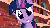 Size: 411x231 | Tagged: safe, screencap, twilight sparkle, pony, unicorn, g4, look before you sleep, adorkable, animated, cute, dork, eye shimmer, female, glowing horn, golden oaks library, grin, horn, hornboner, looking at you, magic, magic glow, smiling, solo, twiabetes, unicorn twilight