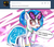 Size: 1280x1106 | Tagged: safe, artist:hua, dj pon-3, vinyl scratch, pony, unicorn, ask trolltavia, g4, ask, blushing, clothes, dress, female, solo