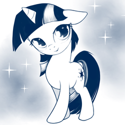 Size: 600x600 | Tagged: safe, artist:rainbow, twilight sparkle, g4, female, solo