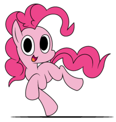 Size: 872x917 | Tagged: safe, artist:sauec, pinkie pie, earth pony, pony, g4, female, happy, looking at you, simple background, solo, transparent background