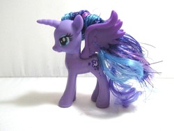 Size: 1600x1200 | Tagged: safe, princess luna, g4, brushable, crystallized, horn, irl, photo, solo, toy, wat