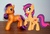 Size: 1453x994 | Tagged: safe, artist:mlpazureglow, scootaloo (g3), earth pony, pony, g3, g4, female, g3 to g4, generation leap, irl, photo, show accurate, toy