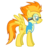 Size: 1532x1460 | Tagged: safe, artist:durpy, spitfire, pegasus, pony, g4, female, goggles, show accurate, simple background, solo, transparent background, vector, wonderbolt trainee uniform