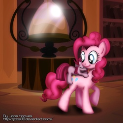 Size: 3696x3696 | Tagged: safe, artist:jcosneverexisted, pinkie pie, g4, cute, cuteamena, female, filly, pinkamena diane pie, self adoption, sleeping, time paradox, younger