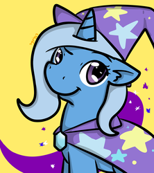 Size: 1280x1440 | Tagged: safe, artist:sgtpiggy, trixie, g4, smiling