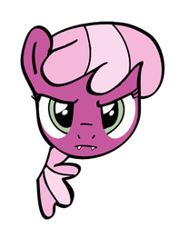 Size: 300x380 | Tagged: safe, artist:thedoctorwhooves, cheerilee, vampire, g4, fangs