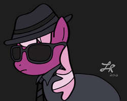 Size: 430x340 | Tagged: safe, artist:thedoctorwhooves, cheerilee, g4, hat, sunglasses