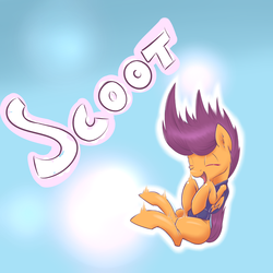 Size: 1280x1280 | Tagged: safe, artist:jolly-aroma-art, scootaloo, pony, g4, female, solo