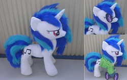 Size: 2900x1836 | Tagged: safe, artist:epicrainbowcrafts, dj pon-3, vinyl scratch, g4, irl, photo, plushie, vinyl's glasses