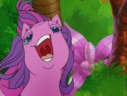 Size: 640x480 | Tagged: safe, screencap, skywishes, earth pony, pony, friends are never far away, g3, didney worl, female, hoers, mawshot, open mouth, solo, uvula