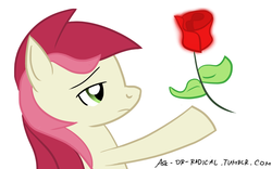 Size: 1280x800 | Tagged: safe, artist:ask-dr-radical, roseluck, g4, 30 minute art challenge, rose