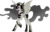 Size: 1600x1024 | Tagged: dead source, safe, artist:doctorxfizzle, nightmare moon, octavia melody, alicorn, pony, g4, alicornified, female, nightmare octavia, nightmarified, race swap, simple background, solo, transparent background