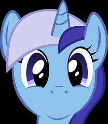 Size: 610x696 | Tagged: safe, edit, minuette, pony, unicorn, g4, black background, head, no mouth, simple background, solo