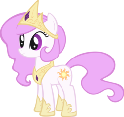Size: 921x868 | Tagged: dead source, safe, artist:flutterboom, princess celestia, earth pony, pony, g4, earth pony celestia, female, mare, pink-mane celestia, race swap, simple background, solo, transparent background, younger