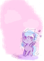 Size: 1092x1494 | Tagged: safe, artist:midnameowfries, cloudchaser, pony, g4, female, solo