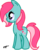 Size: 509x641 | Tagged: safe, artist:graciegirl328, minty, earth pony, pony, g3, g4, female, g3 to g4, generation leap, mare, simple background, solo, transparent background