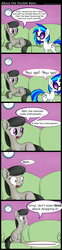Size: 1040x4181 | Tagged: safe, artist:subjectnumber2394, dj pon-3, octavia melody, vinyl scratch, earth pony, pony, unicorn, g4, comic, couch, drop the bass, missing accessory, pun