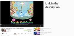 Size: 1173x568 | Tagged: safe, rainbow dash, double rainboom, g4, interview, meta, youtube