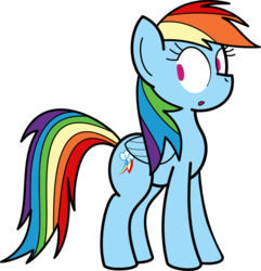 Size: 804x835 | Tagged: safe, artist:dbapplejack, rainbow dash, g4, simple background, transparent background, vector