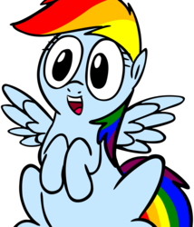 Size: 8406x9821 | Tagged: safe, artist:fimflamfilosophy, rainbow dash, g4, absurd resolution, cute, petirep's my little dashie, rainbowdash presents, simple background, transparent background, tubby wubby pony waifu, vector