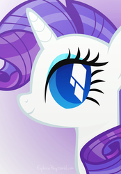 Size: 1280x1839 | Tagged: safe, artist:vivian reed, rarity, pony, unicorn, g4, bust, female, mare, smiling, solo, vector, wingding eyes